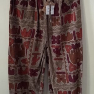 Printed Stonewash balloon Pants