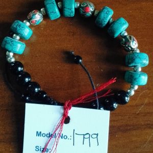 Round Turquoise Onyx beaded