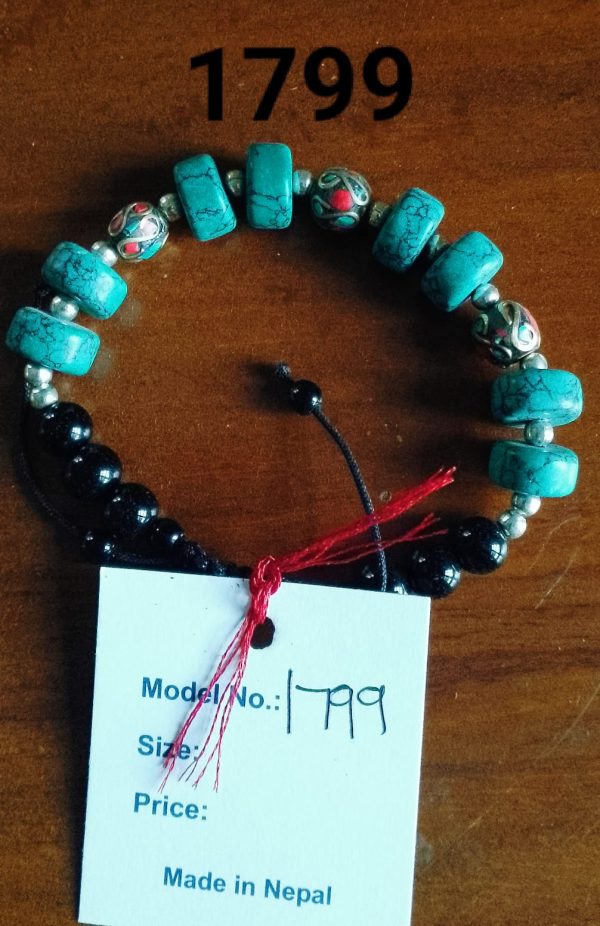 Round Turquoise Onyx beaded