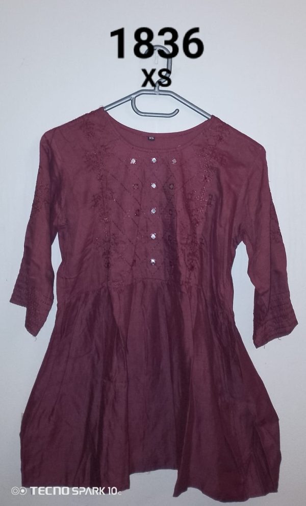 Kubi top maroon XS