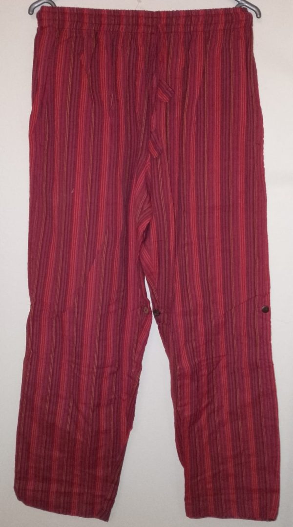 Light Cotton Stripe Pants S