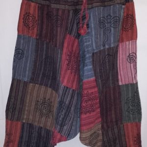 Patchwork Harem Pants