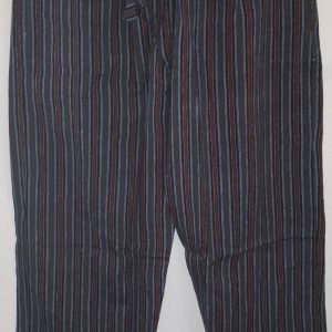 Light Cotton Stripe Pants L