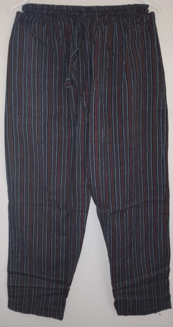 Light Cotton Stripe Pants L