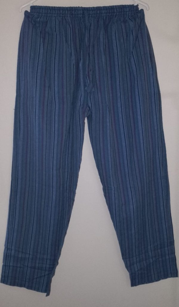 Light Cotton Stripe Pants L