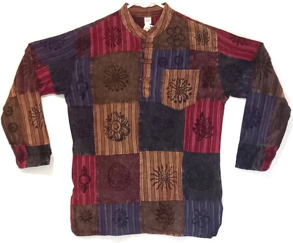 Patchwork Long sleeve  XXL