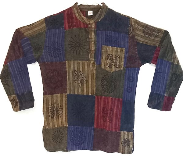 Patchwork Long sleeve  XXL