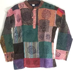 Patchwork Long sleeve L