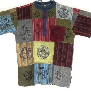 Patchwork short sleeve  S