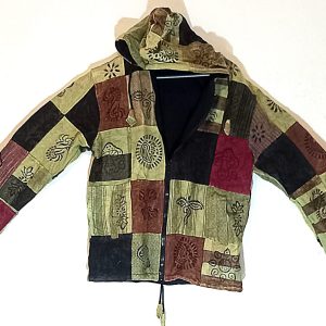 Long Sleeve Hoodie fleece Jacket L