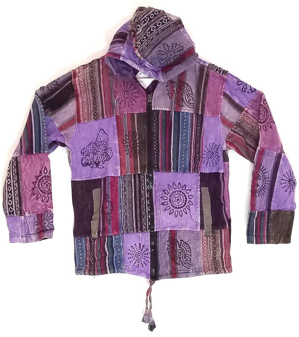 Patch Hoodie Jacket L