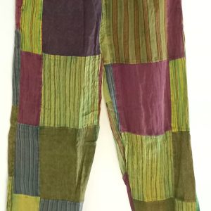 Patch work straight leg no pic 2 pockets S