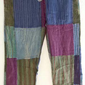 Patch work straight leg no pic 2 pockets S