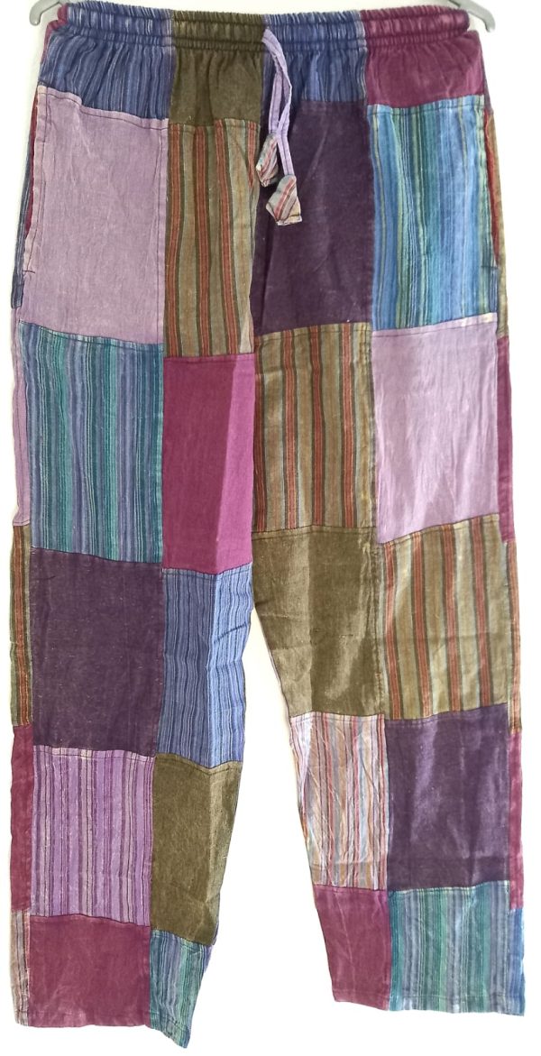 Patch work straight leg no pic 2 pockets M
