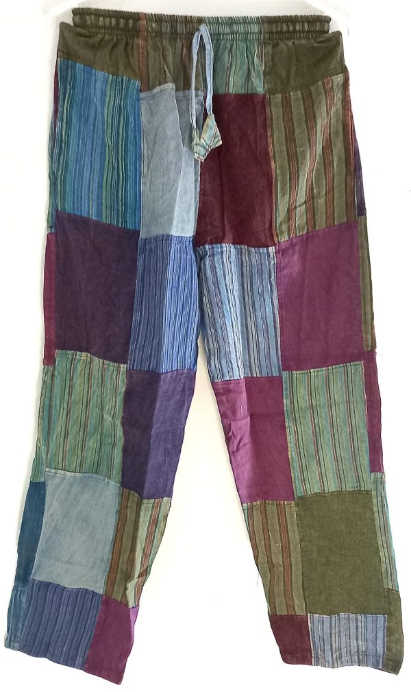 Patch work straight leg no pic 2 pockets M