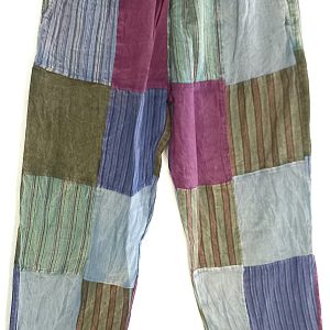 Patch work straight leg no pic 2 pockets XL
