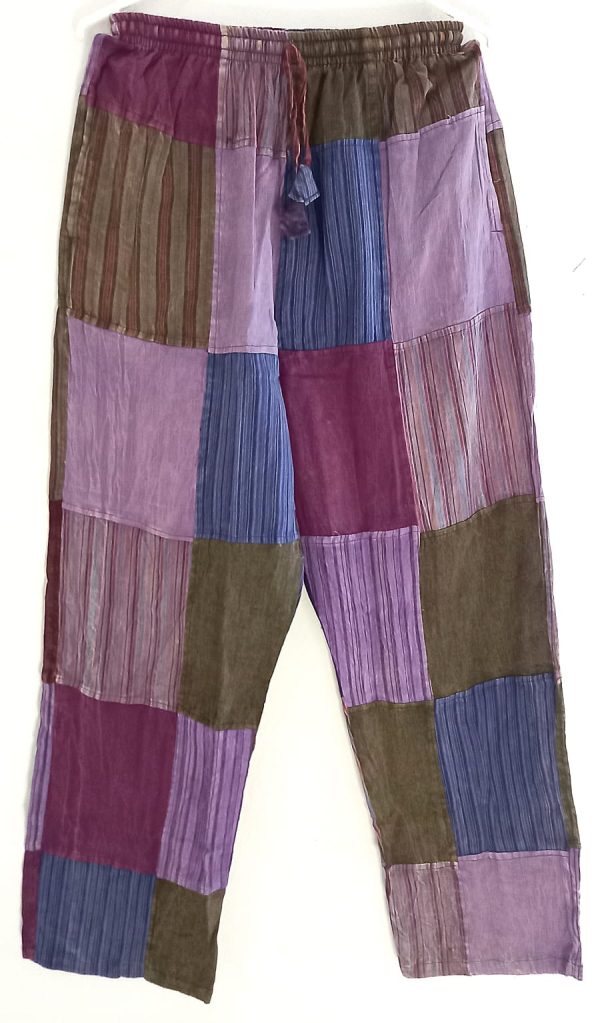 Patch work straight leg no pic 2 pockets XL