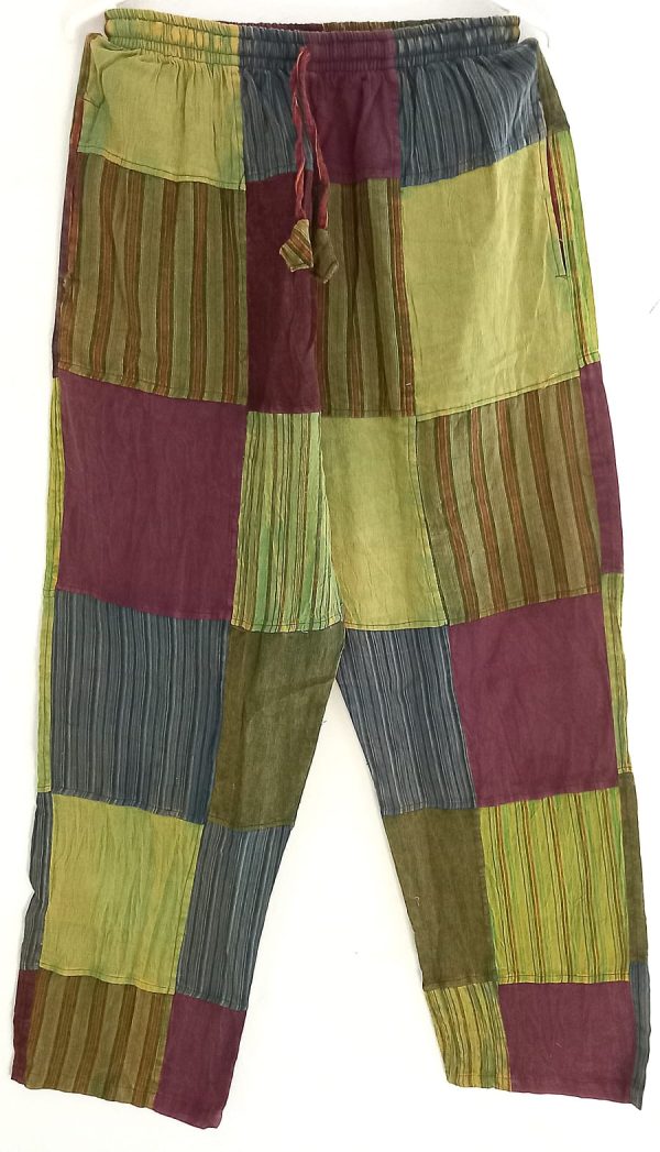 Patch work straight leg no pic 2 pockets XL