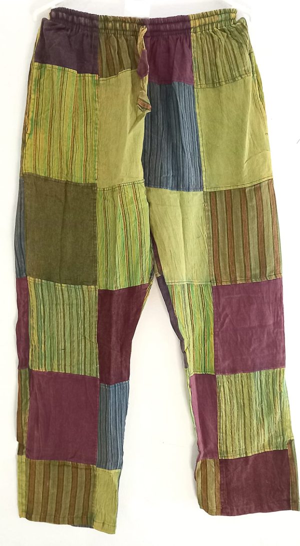 Patch work straight leg no pic 2 pockets XXL