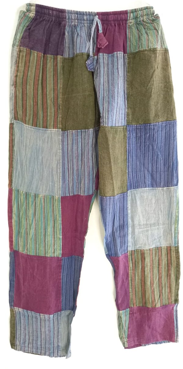 Patch work straight leg no pic 2 pockets XXL
