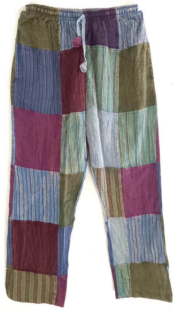 Patch work straight leg no pic 2 pockets XXL