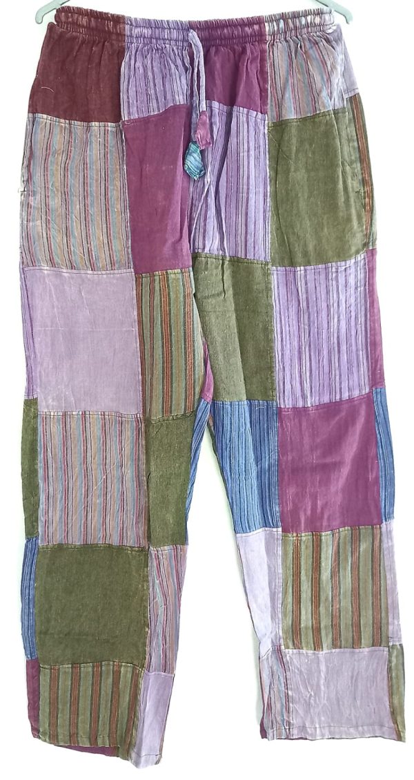 Patch work straight leg no pic 2 pockets XXL