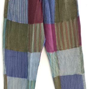 Patch work straight leg no pic 2 pockets XXXL