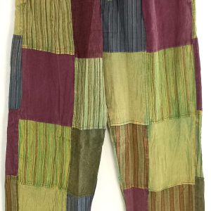 Patch work straight leg no pic 2 pockets XXXL