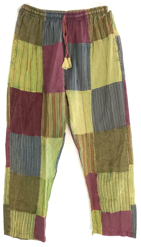 Patch work straight leg no pic 2 pockets XXXL