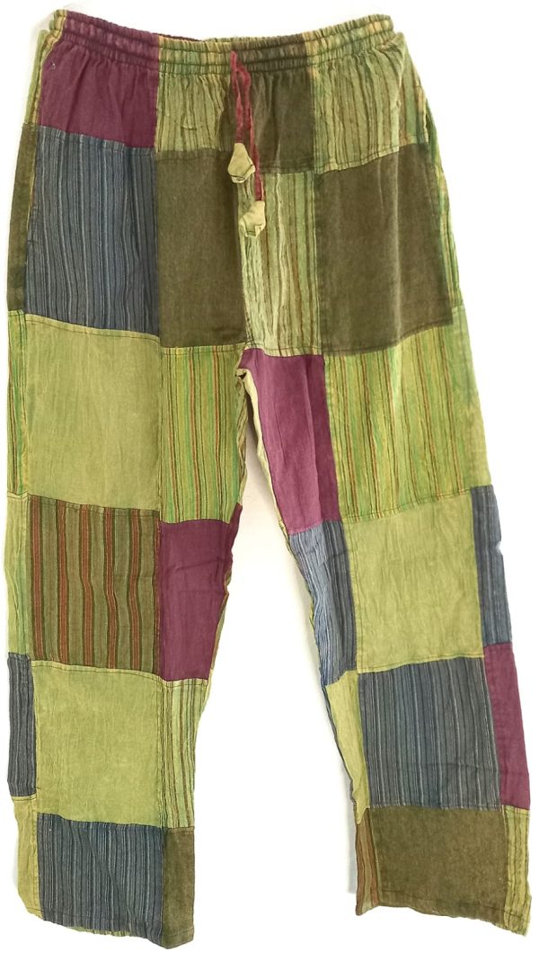 Patch work straight leg no pic 2 pockets XXXL