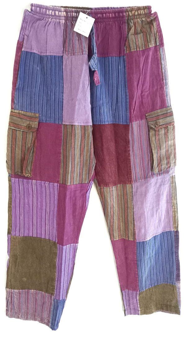 Patch work straight leg no pic 4 pockets L