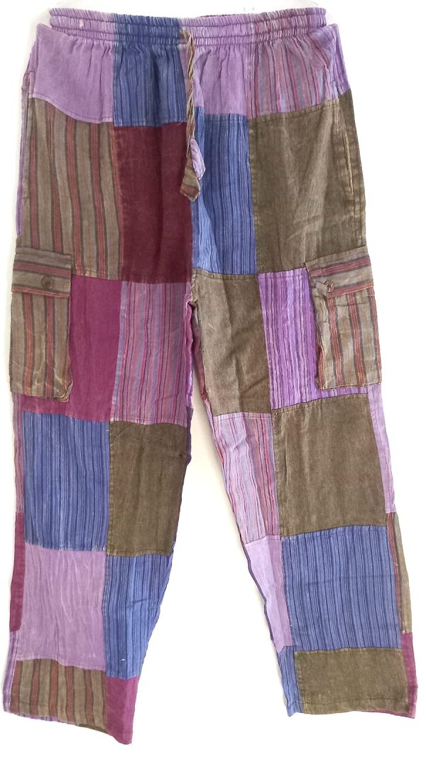 Patch work straight leg no pic 4 pockets L