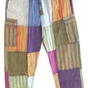 Patch work straight leg no pic 4 pockets L