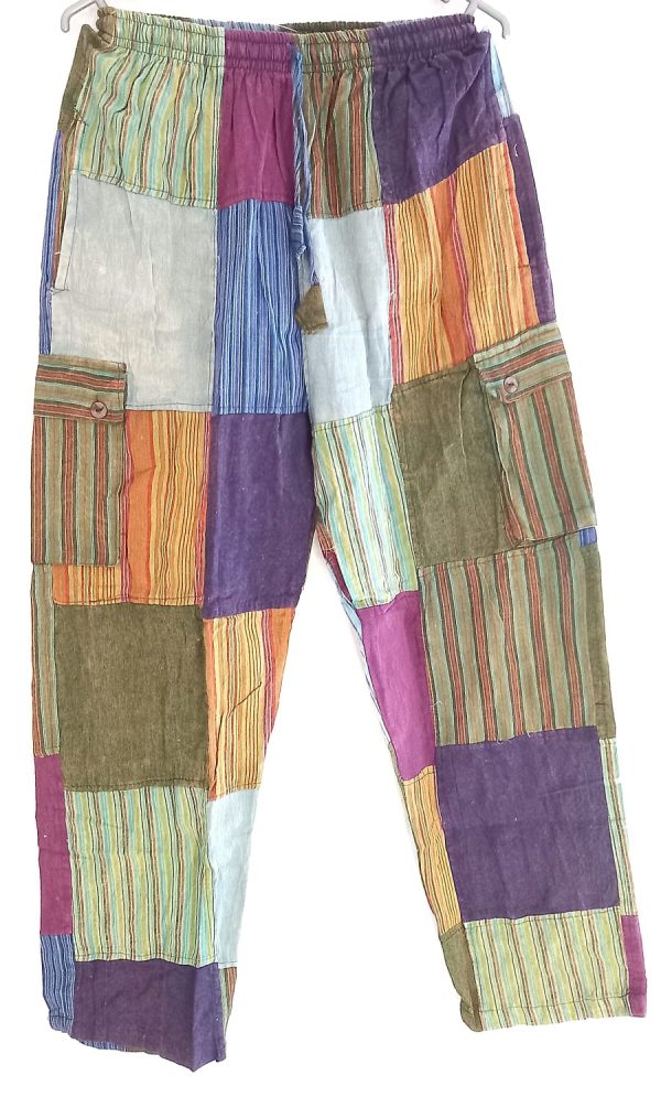 Patch work straight leg no pic 4 pockets L