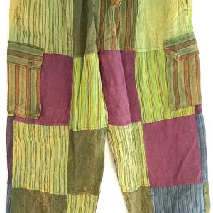 Patch work straight leg no pic 4 pockets XL