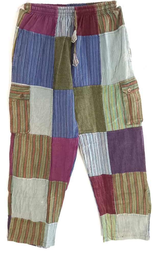 Patch work straight leg no pic 4 pockets XL