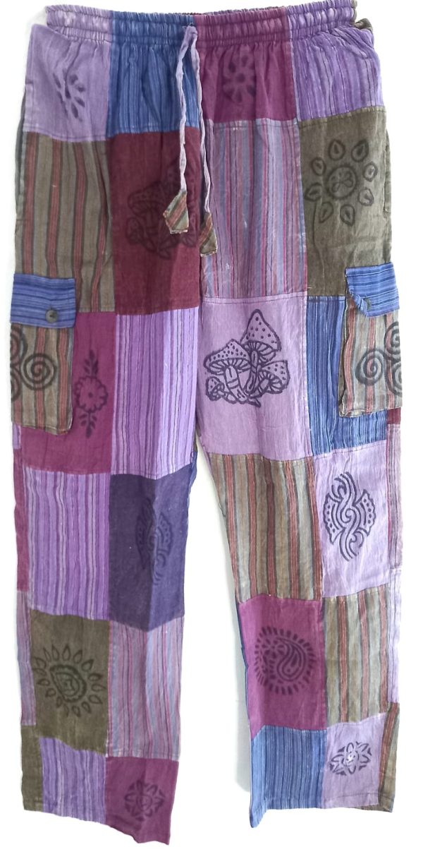 Patch work straight leg 4 pockets XXL