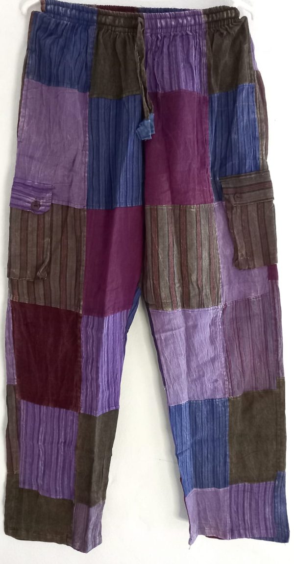 Patch work straight leg no pic 4 pockets XXL