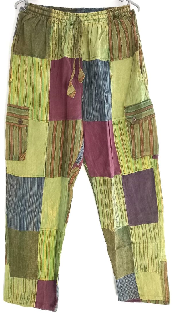 Patch work straight leg no pic 4 pockets XXL