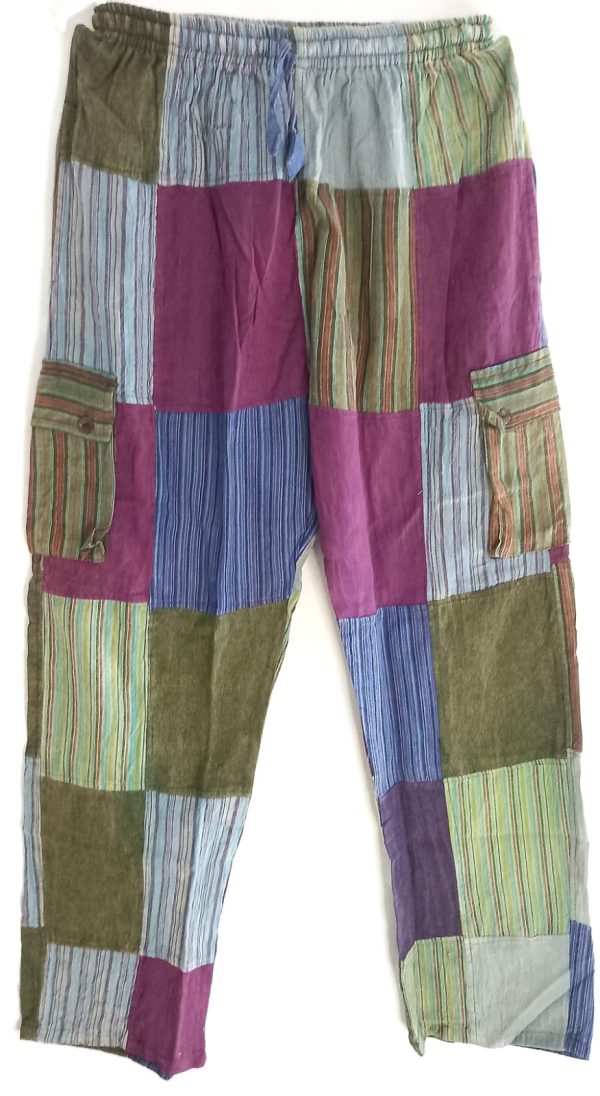 Patch work straight leg no pic 4 pockets XXL