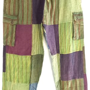 Patch work straight leg no pic 4 pockets XXXL