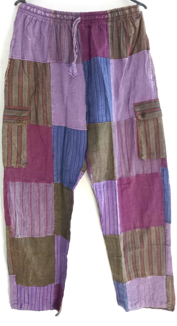 Patch work straight leg no pic 4 pockets XXXL