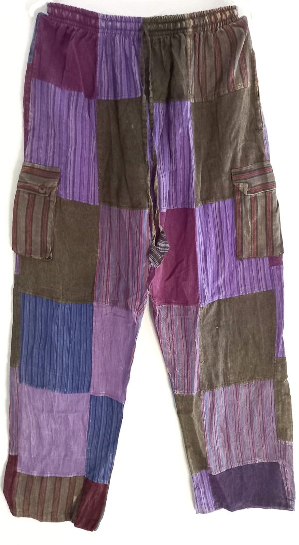 Patch work straight leg no pic 4 pockets XXXL