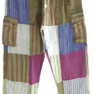 Patch work straight leg no pic 4 pockets XXXL