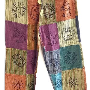 Patch work straight leg 2 pocket L