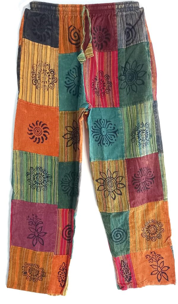 Patch work straight leg 2 pocket XL