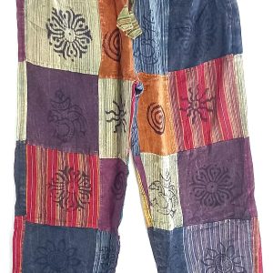 Patch work straight leg 2 pocket XL