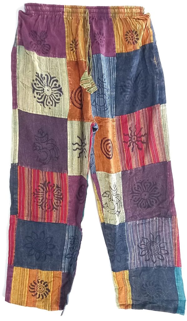 Patch work straight leg 2 pocket XL