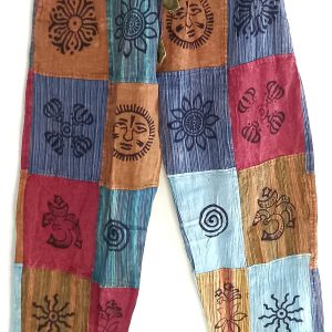 Patch work straight leg 2 pocket XL