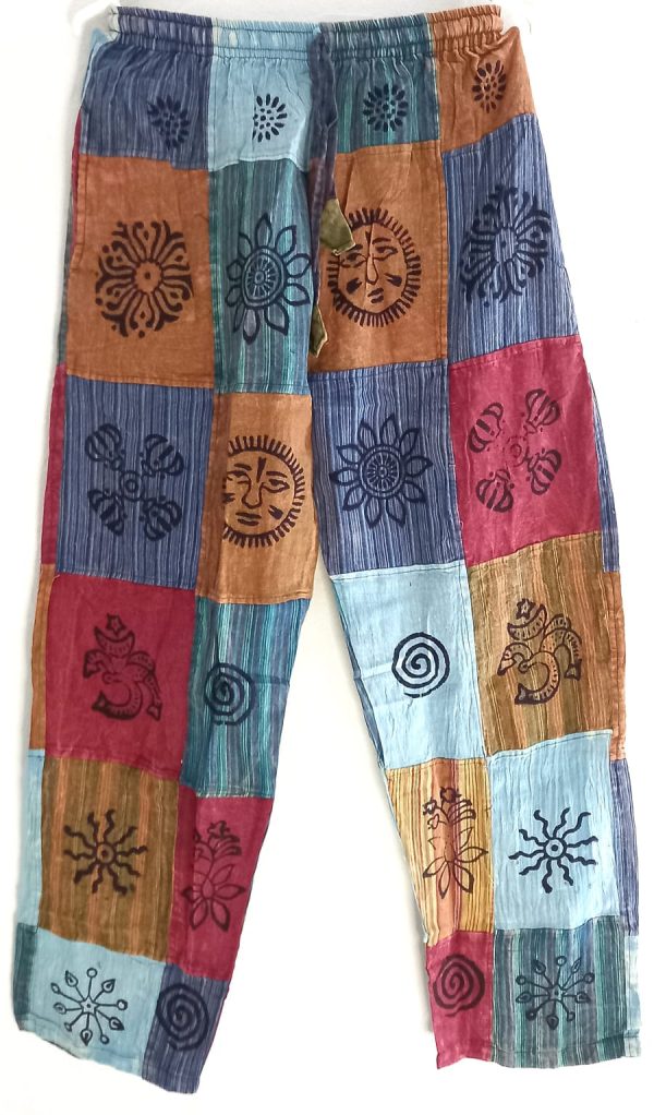 Patch work straight leg 2 pocket XL